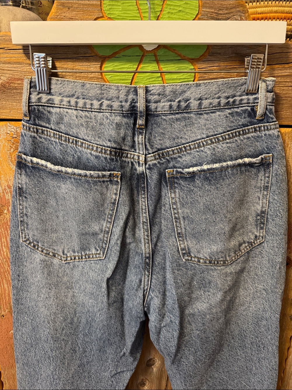 PacSun Distressed Light Blue Dad Jeans size 27 - Picture 5 of 14